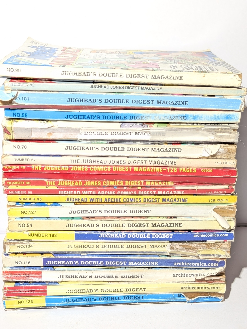 Vintage Jughead Jones Archie Comics Digest 18-Book Lot — Riverdale Favorites